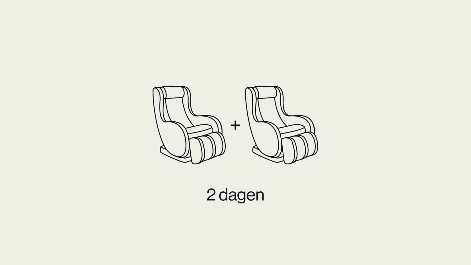 TotalSeat Huren 2 stoelen 2 dagen
